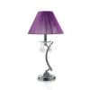 Elegant Purple Table Lamp, Multicolour – 30x58 Cms
