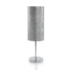 Chrome Finish Metal Table Lamp, Silver - 48 Cms