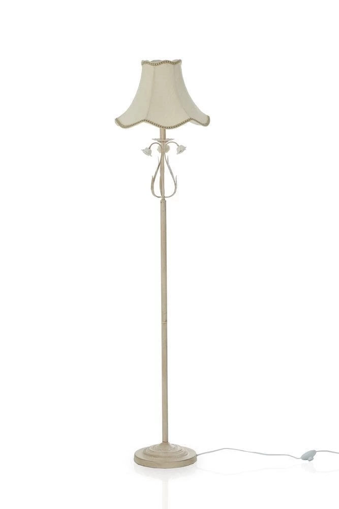 Turda Floor Lamp, White & Gold – 38x165 Cms 2 Turda Floor Lamp, White & Gold – 38x165 Cms - Image 2