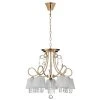 Kami Chandelier, French Gold & Clear – 58x120 Cms