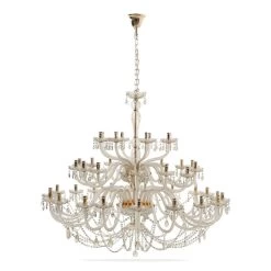 Pendant Lamp, French Gold & Cognac – 144x123 Cms