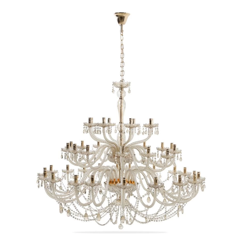 Pendant Lamp, French Gold & Cognac – 144x123 Cms 1 Pendant Lamp, French Gold & Cognac – 144x123 Cms