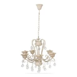 Imperial Chandelier, White & Gold – 60x80 Cms