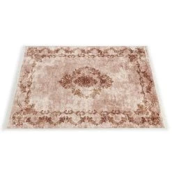 Silk Latex Rug, Brown - 160 X 230 Cms