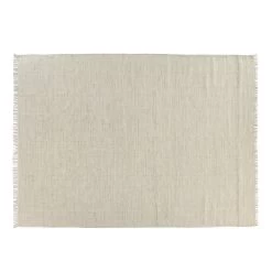 Jennifer Handwoven Dhurrie Rectangle Rug (Natural, Jute, 200 X 300 Cms)