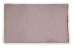 Faux Rabbit Fur Rug - Pink, 120 X 70 Cms