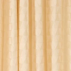 Elsa Jacquard Curtain, 140 X 240 Cms, Beige, Pack Of 2 -decoration 5107015034435 2