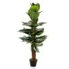 Artificial Tree With Pot, Green - 120 Cms