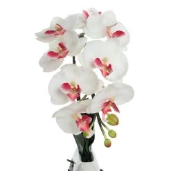 Phalaenopsis Artificial Flowers In Pot, White – 42 Cms 5 Phalaenopsis Artificial Flowers In Pot, White – 42 Cms -decoration 5109002012563 3