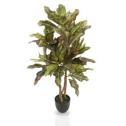 Regular Style Croton Artificial Tree (Natural, 91.4 Cms)