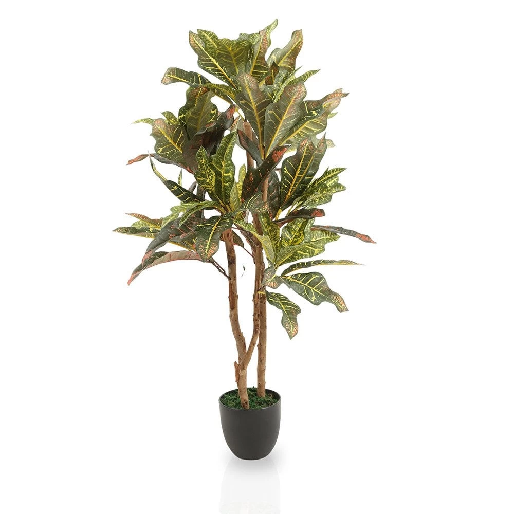 Regular Style Croton Artificial Tree (Natural, 91.4 Cms) 2 Regular Style Croton Artificial Tree (Natural, 91.4 Cms) - Image 2