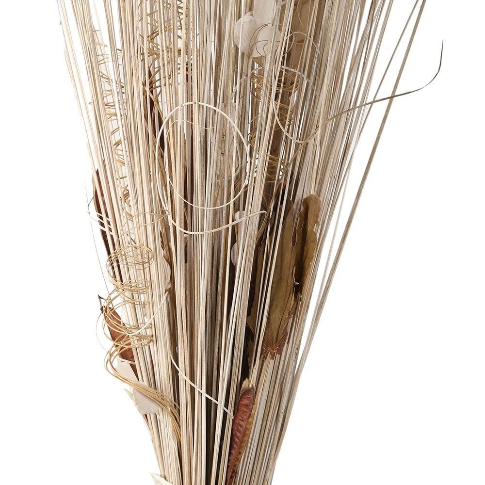 Dried Flower Arrangement With Round Body (White) 2 Dried Flower Arrangement With Round Body (White) - Image 2