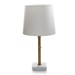 Metal Table Lamp, Brass – 45 Cms