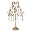 Mazna Table Lamp, Clear & Gold – 54x71 Cms