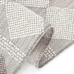 Agra Carpet, Light Grey & White - 80x300 Cm -decoration 5110100100410 3