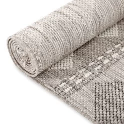Agra Carpet, Light Grey & White - 80x300 Cm -decoration 5110100100410 4