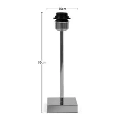 Pein Table Lamp Base, Chrome -decoration 5110100100427 3
