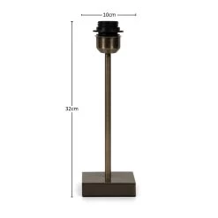 Pein Table Lamp Base, Dark Brass -decoration 5110100100441 3