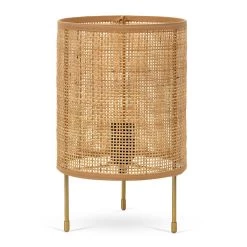 Reeve Rattan Table Lamp, Natural