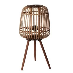 Alexa Bamboo Lantern, Brown – Large