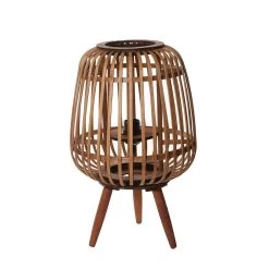 Alexa Bamboo Lantern, Brown – Medium