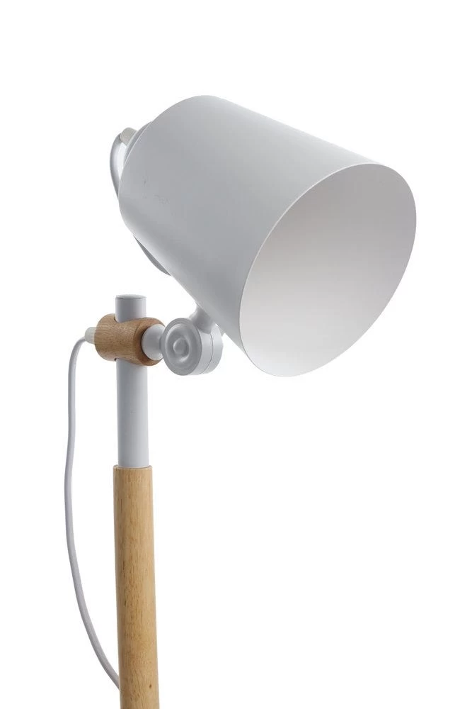 Aala Table Lamp, White & Natural – 31x53 Cms 3 Aala Table Lamp, White & Natural – 31x53 Cms - Image 3