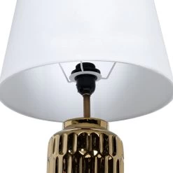 Cleaver Ceramic Table Lamp, Gold - 53 Cms -decoration 5110100200998 2