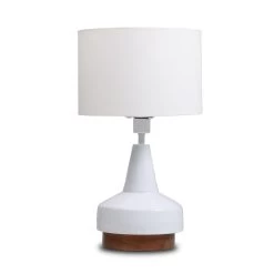 Tokyo Table Lamp, White & Black - 55 Cms