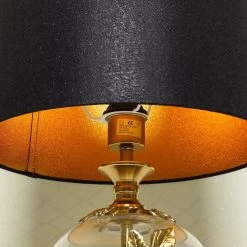 Bolster Table Lamp, Gold & Black – 38x56 Cm 6 Bolster Table Lamp, Gold & Black – 38x56 Cm -decoration 5110100201735 3