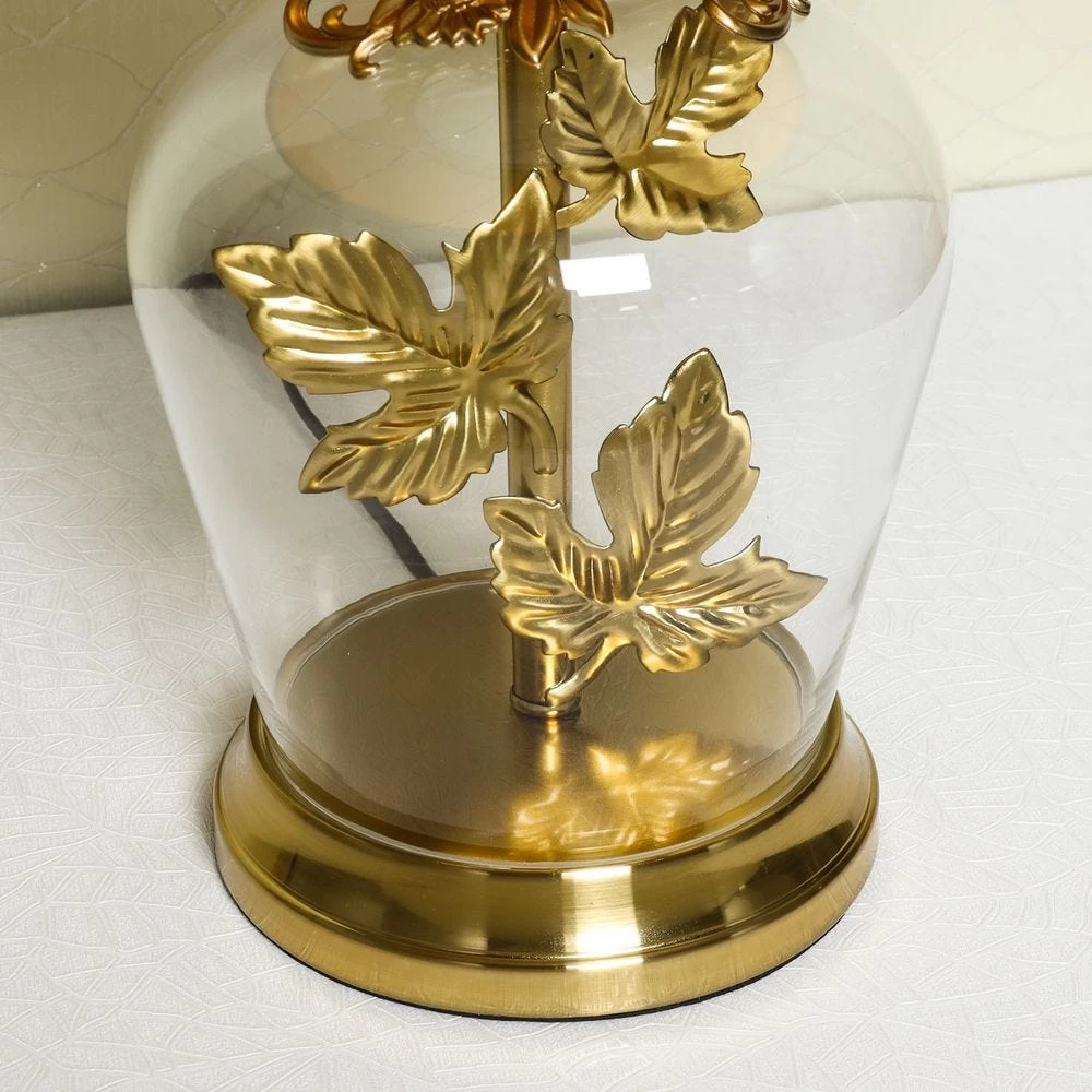 Bolster Table Lamp, Gold & Black – 38x56 Cm 4 Bolster Table Lamp, Gold & Black – 38x56 Cm - Image 4