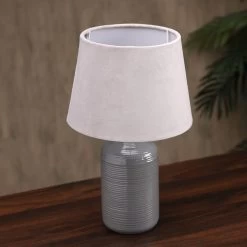 Elstead Ceramic Table Lamp, Grey