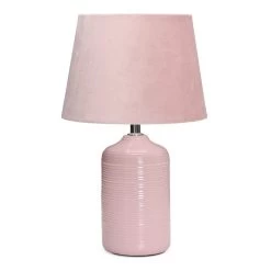 Elstead Ceramic Table Lamp, Pink