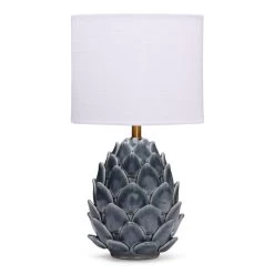 Linus Ceramic Table Lamp, Blue
