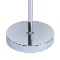 Carrie Floor Lamp, Chrome & White -decoration 5110100202084 3