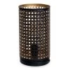 Cylinder Lamp, Black - 15.5x28 Cm