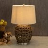 Oat Rattan Table Lamp, Natural – 38x60 Cm