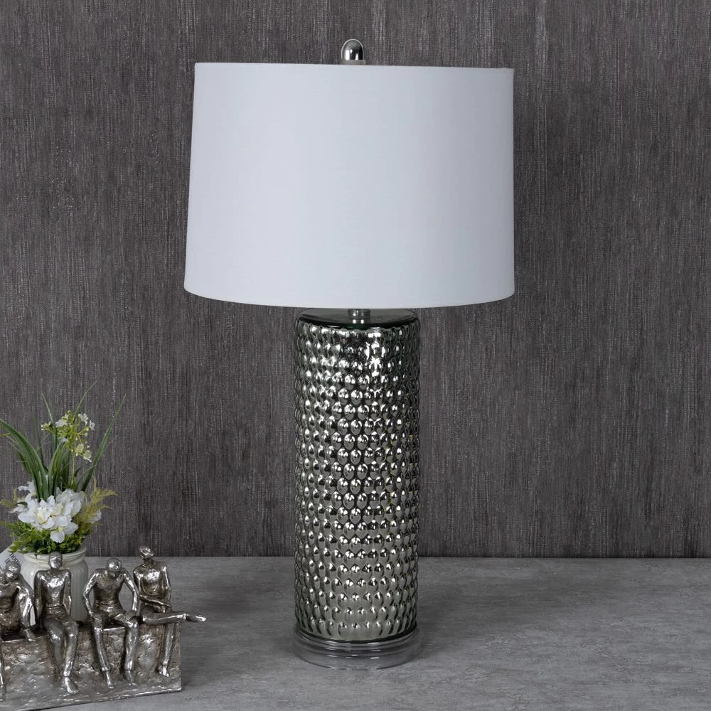 Nelli Table Lamp, Mercury – 38x70 Cm 2 Nelli Table Lamp, Mercury – 38x70 Cm - Image 2