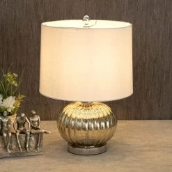 Rei Table Lamp, Mercury – 35.5x53 Cm