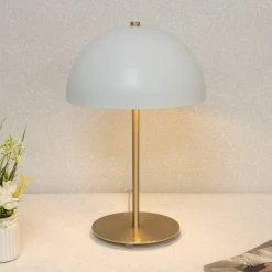 Jazzy Table Lamp, White - 45.5 Cm