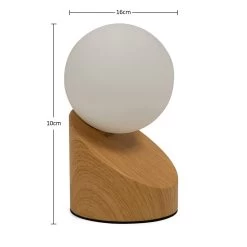 Lucas Table Lamp, White - 10x16 Cm -decoration 5110100202619 3