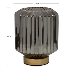 Arika Table Lamp, Smoky & Gold - 18x23.5 Cm -decoration 5110100202657 3