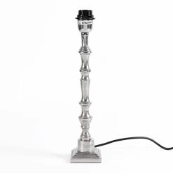 Maria Lamp Base, Nickel - 9x36 Cm