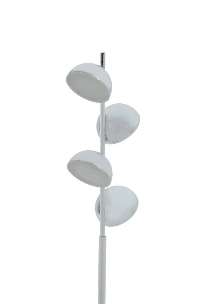 Maxx LED Floor Lamp, White & Chrome – 35x48 Cms 2 Maxx LED Floor Lamp, White & Chrome – 35x48 Cms - Image 2
