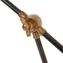 Line Floor Lamp, Black Nickel & Brass Antique -decoration 5110100400626 3 1