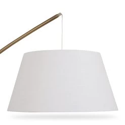 Techno Floor Lamp, Brass & White -decoration 5110100400657 3