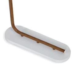 Rav Floor Lamp, White & Wooden Colour - 38x140 Cm -decoration 5110100400732 3