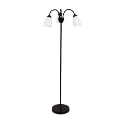 Paulie Floor Lamp, Black & White - 12x172 Cm