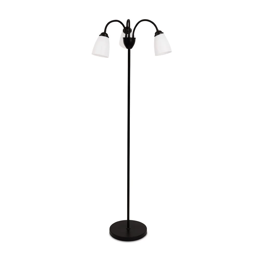 Paulie Floor Lamp, Black & White - 12x172 Cm 1 Paulie Floor Lamp, Black & White - 12x172 Cm