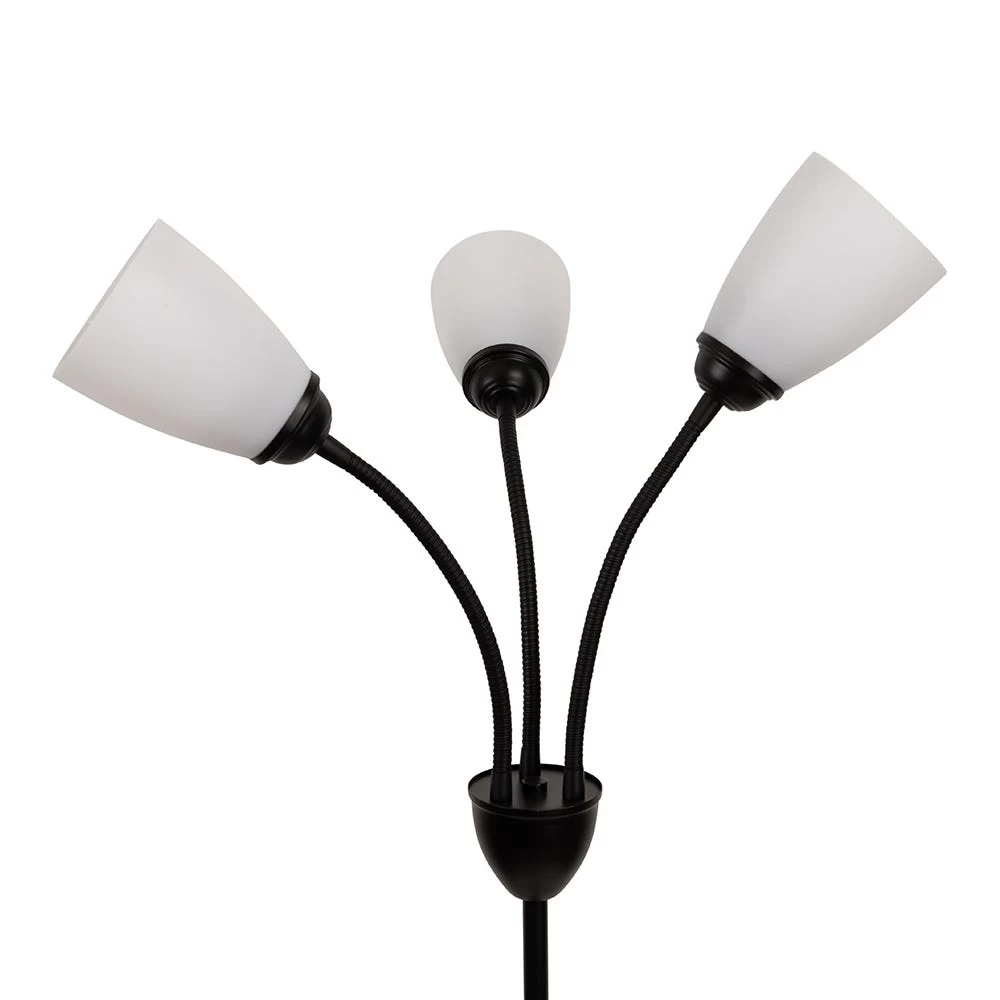 Paulie Floor Lamp, Black & White - 12x172 Cm 2 Paulie Floor Lamp, Black & White - 12x172 Cm - Image 2