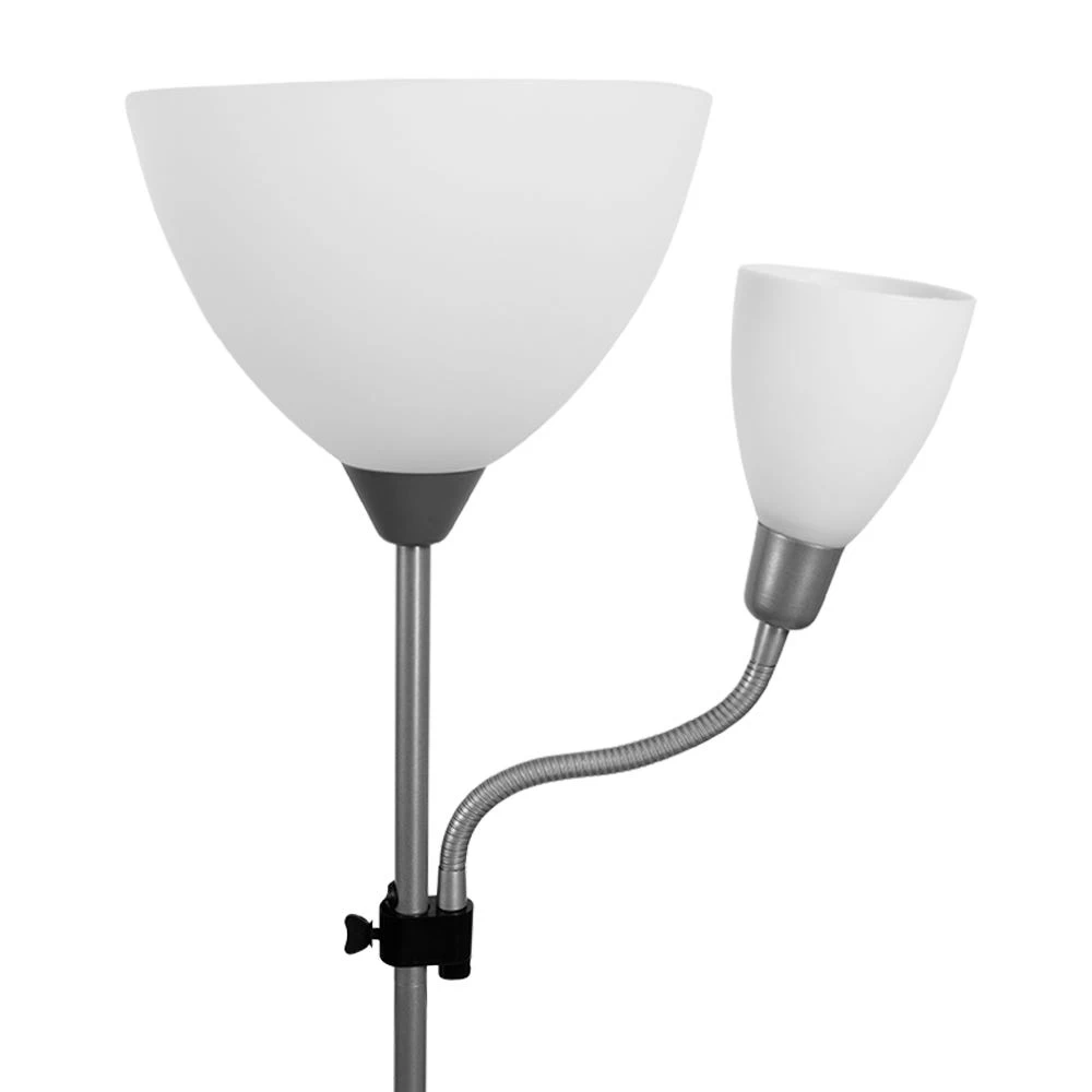 Irene Floor Lamp, White & Grey - 24x176 Cm 2 Irene Floor Lamp, White & Grey - 24x176 Cm - Image 2